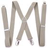 FJOADNVM Bretelle Da Uomo Bretelle elastiche regolabili for uomo e donna, for pantaloni, larghezza 2,5 cm, 4 clip, bretelle for la schiena