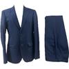 Generico Abito Uomo Sartoriale Made in Italy, Regular Fit, Fresco Lana Tasmania 150s Extrafine, Blu, 46-60 (IT, Numero, 60, Regular, 6, Blu)
