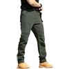 generic Pantaloni cargo da uomo, leggeri, da lavoro, in ripstop, con tasche multiple, vestibilità comoda, traspiranti, per attività all'aperto, Verde scuro, XXL