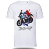 AZgraphishop T-shirt con grafica S 1000 XR Motorsport 2021 Splatter Style TS-BM-041 (L)