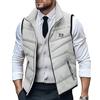 Oanviso Gilet Uomo Trapuntato Leggero Sportivo Imbottito Autunno Inverno Senza Maniche Giubbotto Smanicato da Lavoro Piumino Bomber Casual Giacca da Mezza Stagione Grigio 3XL