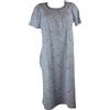 Linclalor Camicia Notte Manica Corta 100% Cotone Maglina Manica Raglan Fino alla TG.60 Taglie Forti E CALIBRATE Art.75186 Azzurro (Azzurro, 48)
