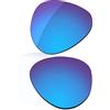 LenzReborn Sostituzione Lente Polarizzata Compatibile con Occhiali Da Sole Ray-Ban RB3025 - Più opzioni, Blu ghiaccio - Polarizzato a specchio, Taglia unica