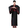 Black Sugar Kimono giapponese cinese tradizionale da uomo, costume per cosplay, tunica lunga S(36) M (38) L(40) XL(42) XXL(44) 3XL(46), Nero , XXXL