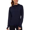 AMZSPORT Felpa Donna con Zip, Giacca Running Sportiva con Cappuccio