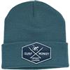 Surf Monkey DRESSED IN MUSIC PLAY WITH ME Beanie Cuffia Uomo - Taglia Unica - Toppa incisa sulla Piega Disegno risvoltato - Surfing The Basque Country