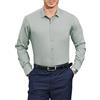 Casey Kevin Camicia Uomo Maniche Lunghe bambù Camicie Business Casual Non Stiro Camicia Uomo Elegante per Ufficio Abito Matrimonio, L