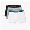 Lacoste Casual Classic 3 Pack Cotton Stretch Trunks, Bermuda,
