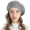 ZLYC Donna Cashmere Basco Scozzese Stile Francese Berretto