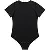 DecorDwell Pigiama Intero da Uomo, Body a Maniche Corte Nero, Tutina Uomo, Pigiama Monopezzo Henley Shirt, Abbigliamento da Notte (IT, Testo, M, L, Regular, Regular, Nero)