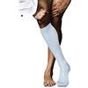 FALKE No. 9 M Kh cotone al ginocchio tinta unita 1 paio, Calzini lunghi Uomo, Blu Light Blue 6594, 41-42