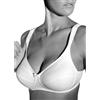 Leo Corsetteria Reggiseno Classico No Pizzi Senza Ferretto Spalline Larghe Foderato Cotone.972 Tg.9 Coppa B Nero