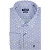 Rionero Camicia Uomo 100 Puro Cotone Taglie Forti Manica Lunga Taschino XXXL 3XL 4XL 5XL