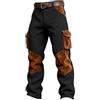 Meaunzyl Pantaloni da Lavoro Uomo Invernali Pantaloni Termici Uomo Trekking Impermeabili Escursione con Tasche Multiple Pantalone Neve Sci Jogging Elasticizzati per Montagna Snowboard Lavoro