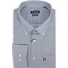 Rionero Camicia Uomo 100 Puro Cotone Taglie Forti Manica Lunga Taschino XXXL 3XL 4XL 5XL