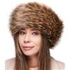 Futrzane Classic Colbacco - Cappello Pelliccia Ecologica Donna - Berretto Russo