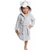 Intimitaly SOMMARUGA - Accappatoio Bambino in Spugna con Cappuccio a Forma di Animali, 100% Cotone, Spugna Morbida, per Maschio e Femmina, Taglie 3-4, 5-6, 7-8 Anni (IT, Età, 3 anni, 4 anni, Elefantino)