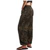 pvucpot Pantaloni Leopardati Donna, Leopard Jeans Donna & Uomo Pantaloni in Denim Femminile Oversize Gamba Larga Pantaloni Street Wear Hip Hop Vintage Allentato Casual Pantaloni