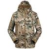 Uugood Giacca Softshell da uomo in pile tattico invernale caldo Combat con cappuccio Giacca militare Cappotto