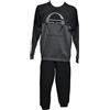 Sergio Tacchini Tuta Ragazzo Invernale in Cotone - Tuta Bambino Teen Junior B90 (TO259 Asfalto, 16 Anni)