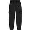 FREDDY - Pantaloni Cargo in French Terry da Donna con Grafica Disney, 85% Cotone 15% Poliestere