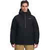 Pioneer Camp Giacca da sci semi-frontale da uomo, con colonna d'acqua di 10000 mm, impermeabile e traspirante (7000 g), giacca da sci e snowboard con collo da neve rimovibile, cappuccio regolabile