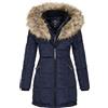 Geographical Norway BEAUTIFUL Donna/Women - Piumino/Cappotto Donna, Parka - Giacca in pile chic invernale giacca lunga donna