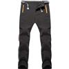 Generisch Pantaloni da trekking da uomo, impermeabili, softshell, per attività all'aria aperta, antivento, leggeri, traspiranti, con rivestimento classico, casual, per sport all'aria aperta, trekking