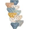 NEXT Ragazzo Confezione da 10 Slip Safari Print 3 Anni-4 Anni