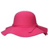 JK Home - Cappello da sole a tesa larga, stile vintage, in feltro di lana, con fiocco, da spiaggia e principessa, per feste in chiesa, Adult Carmine, Taglia unica