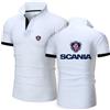 TUIAIFA Polo da Uomo for Scania, Polo Sportive Leggere a Maniche Corte, ad Asciugatura Rapida, for attività all'aperto, da Tennis, Golf, Magliette Sportive.(A,S)