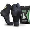 PODOKS® Calze Running PRO Uomo e Donna | Compressione sportiva e imbottitura strategica | Sollievo per fascite plantare | Ideali per padel, tennis, trail e altri sport