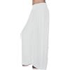 Fantasy Pantaloni Lunghi Seta Larghi Palazzo Vaporosi Elegante Casual Elasticizzato in Vita Ragazza Donna Moda Glamoure