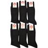 ROSSI CALZE Rossicalze Gambaletto Uomo LUNGO, Sanitari, 100% cotone,Filato scozzese, con elastico, relax calze Igenica senza Lastex made in Italy 6 paia art 200 (IT, Numero, 39, 41, Regular, Regular, Blu)