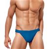 SEAUR Slip da bagno da uomo, corto, aderente, sexy, mini pantaloni da nuoto, ad asciugatura rapida, classico, per sport acquatici, spiaggia, piscina, EU S-XL = (Asie M-XXL), Blu, XL