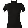 RAGNO Maglia Donna Dolcevita Ciclista Mezza Manica Collo Alto Calda Viscosa Sottogiacca Articolo 076627 T -Soft MC Collo Alto, 020K Nero, I 3 - F 42/38 - D 44 - UK 34/14 - USA S/M