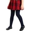 LOLANTA Collant termici per ragazze, calzamaglie foderati in pile, Bambina collant spessi per la scuola invernale, Blu navy, 6-8 anni, M