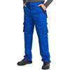 MAZALAT work wear Pantaloni da Lavoro Uomo Multitasche, Taglie Grandi S-3XL, Salopette da Lavoro, Tuta da Lavoro Uomo, Blu, Nero, Bianco, Riflettenti, Blu/Nero, 52
