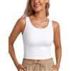 CRZ YOGA Butterluxe Canotta Doppia Fodera Bianco 46