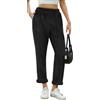 Joligiao Donna Pantaloni di Velluto a Coste Vita Alta Elastica Pantaloni Donna Eleganti Comodi Pantalone Palazzo Larghi a Gamba Dritta Pantalone Casual Leggeri con Tasca Autunno Inverno Sciolto Solido