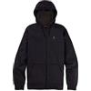 Burton - Giacca Oak Full Zip True Black Heather Uomo - Nero