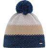 Eisbär Berretto Beanie Star PON RL Donna/Uomo - Made in The EU con Pompon Invernale da Sci Fodera, Fodera Autunno/Inverno Inverno - Taglia Unica Beige