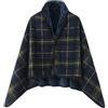 Fulidngzg Poncho Donna Termica Collo Alto in Lana e Flanella Mantella Invernale Elegante Cerimonia Scialle Caldo Indossare Cardigan Pile Casual Coprispalle Curvy per Casa Viaggi Lavoro,Verde Scuro,M