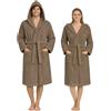 Nada Home Accappatoio Unisex in Spugna 100% Cotone 400 gr con Cappuccio - Morbido e Assorbente, con Cintura, Tasche e Appendino - Uomo Donna Adulto