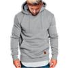 Fulidngzg Felpa Uomo Invernale Autunno in Cotone con Zip e Cappuccio Tasche Felpe Casual Tinta Unita Elegante Taglie Forti Giubbotto Slim Fit Primaverile Leggera per Palestra Lavoro Trekking,Grigio Chiaro,XL