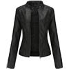Generico Giacca In Pelle Donna Giubbotto Pelle Donna Blazer Chiodo Ecopelle Giubbotti Invernale Primaverile Curvy Uomo Di Primavera Giacchetto Similpelle Mezza Stagione Biker Giacche Primaverili Xs Suede Moto