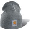 Carhartt Knit Beanie, Cappello A Cuffia Uomo, Heather Grey, Taglia unica