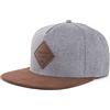 Blackskies Port Macquarie Snapback cap | Unisex Premium Baseball cappy Piatto Basecap Visiera - Grigio-Marrone Uomo Donna - Streetwear Outdoor Estate Tempo Libero