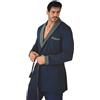 Generico GIACCA DA CAMERA 921 LUNGA UOMO NAVIGAR CALDO COTONE offre comfort e calore avvolgente. (IT, Testo, M, Regular, Regular, BLU NAVY)