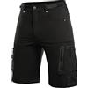 Cycorld Pantaloncini MTB Uomo, Pantaloncini Ciclismo Biciclette, Bici MTB Pantaloni Traspirante Shorts per Ciclismo (Nero, XL)